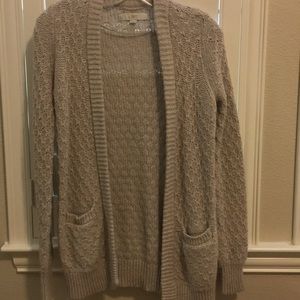 Loft long sleeve sweater cardigan